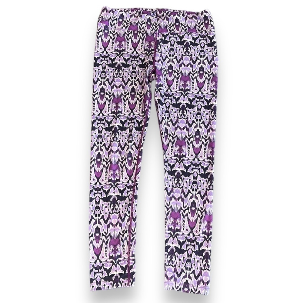 Prana women’s tribal print leggings purple size s EUC